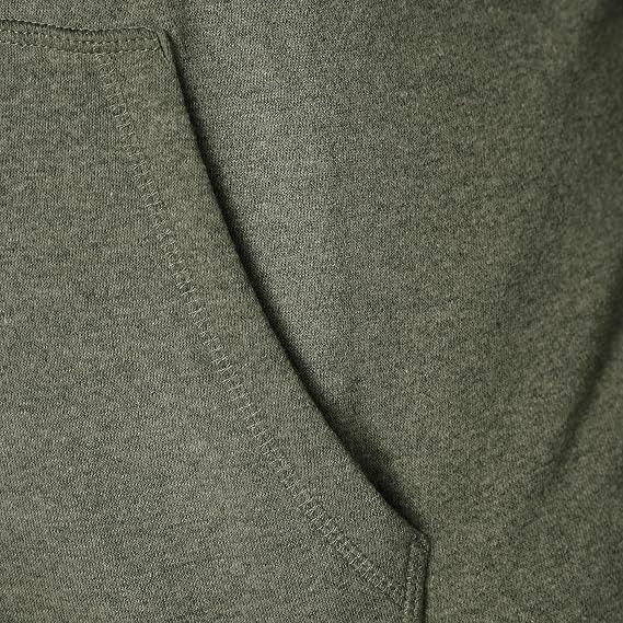 Green Zip-Up Hoodie With Sherpa Lining imagen 5